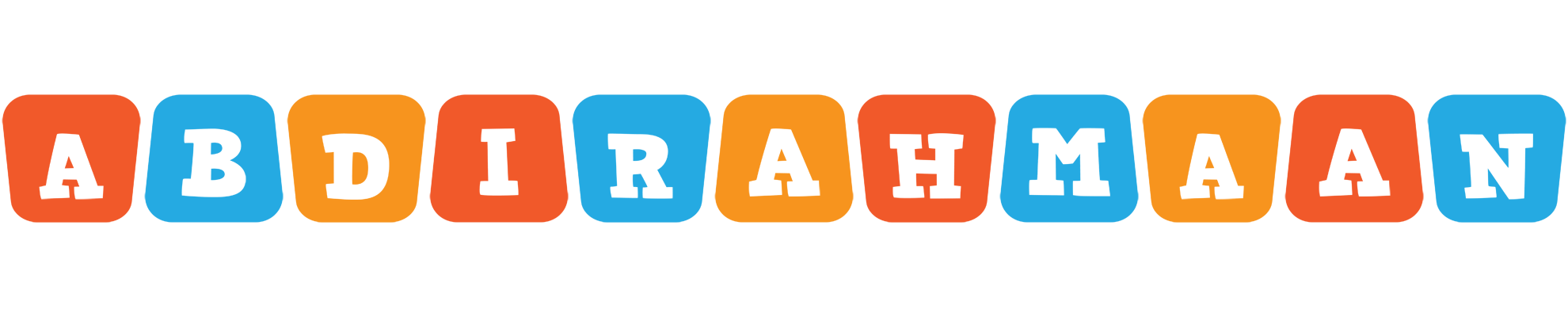 Abdirahmaan comics logo