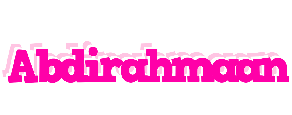 Abdirahmaan dancing logo