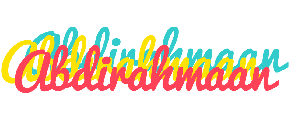 Abdirahmaan disco logo