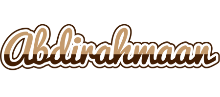 Abdirahmaan exclusive logo