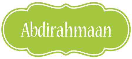 Abdirahmaan family logo