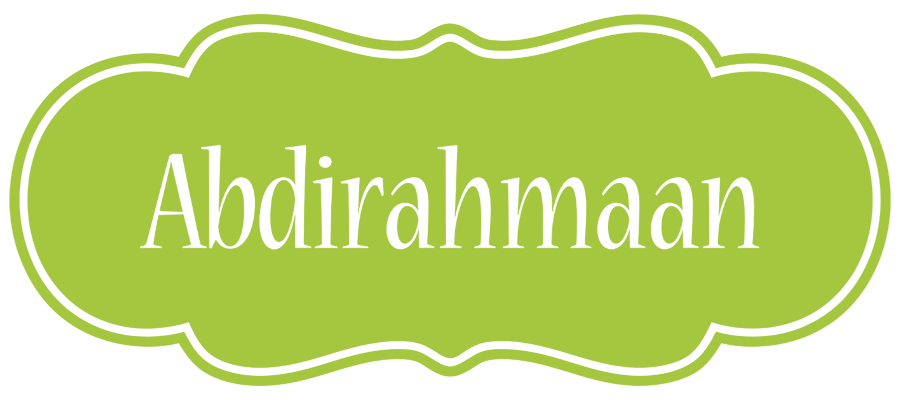 Abdirahmaan family logo
