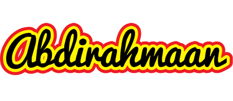 Abdirahmaan flaming logo