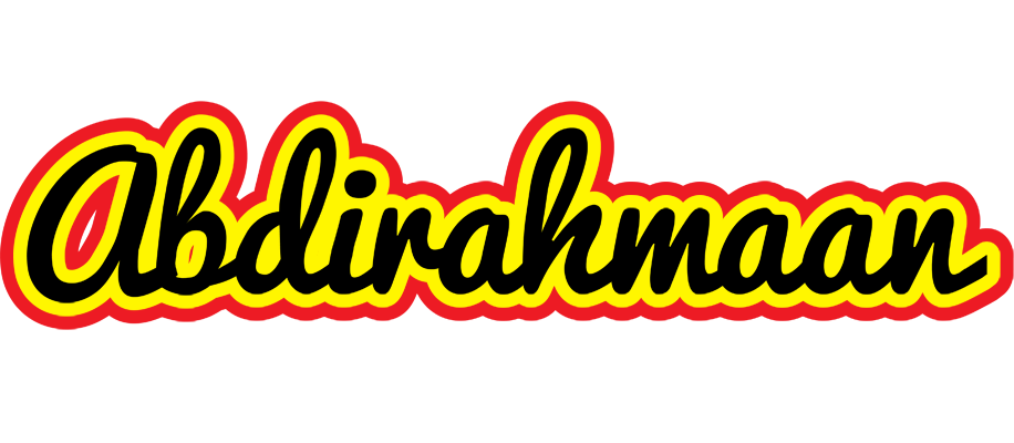 Abdirahmaan flaming logo