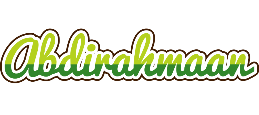 Abdirahmaan golfing logo