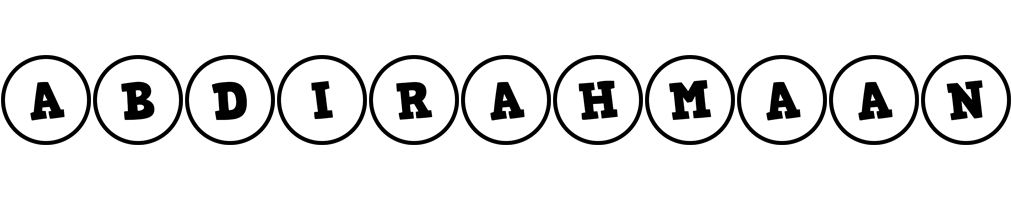 Abdirahmaan handy logo