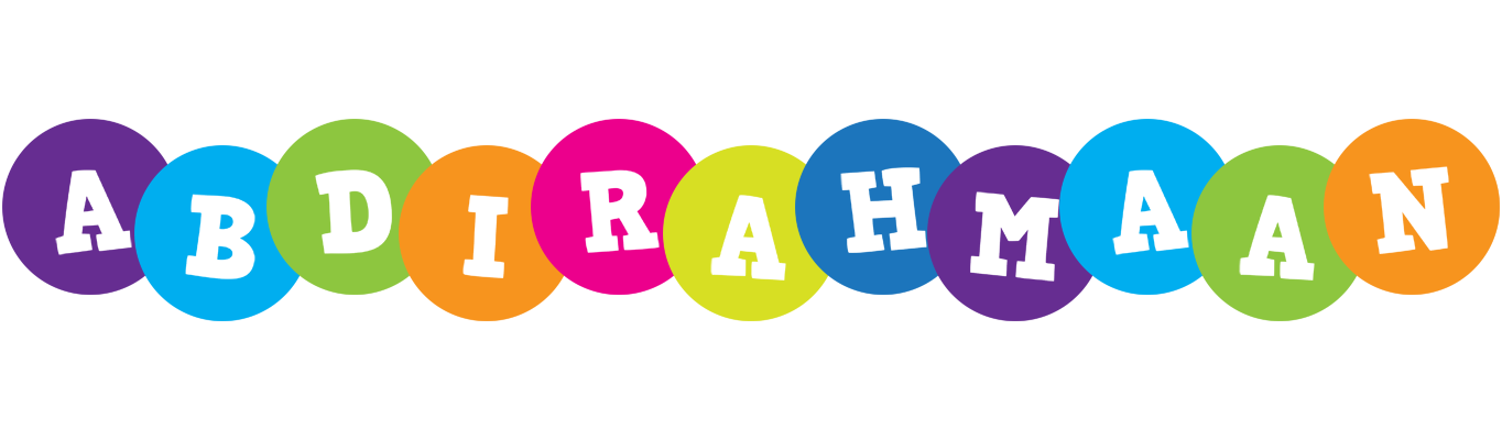 Abdirahmaan happy logo