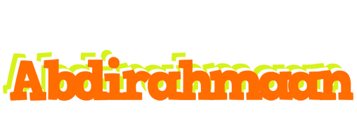 Abdirahmaan healthy logo