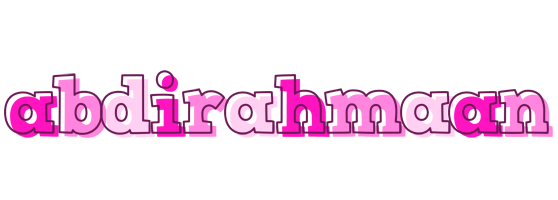 Abdirahmaan hello logo