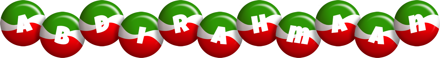 Abdirahmaan italy logo