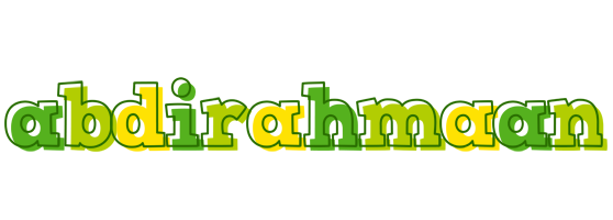 Abdirahmaan juice logo