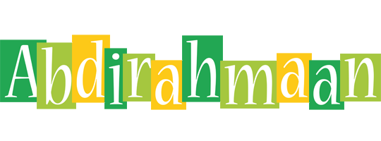 Abdirahmaan lemonade logo