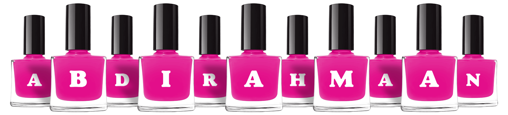 Abdirahmaan nails logo