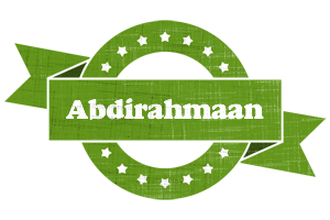 Abdirahmaan natural logo