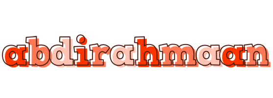 Abdirahmaan paint logo