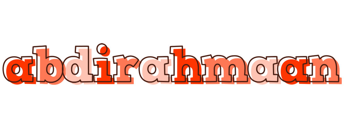 Abdirahmaan paint logo