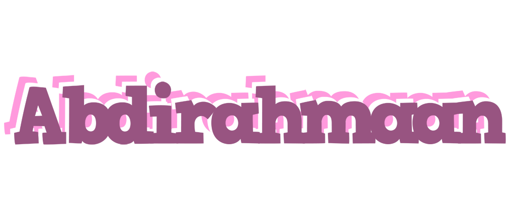 Abdirahmaan relaxing logo