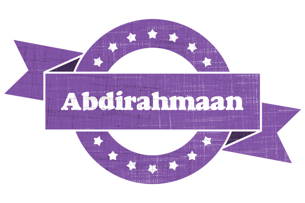 Abdirahmaan royal logo