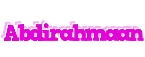 Abdirahmaan rumba logo