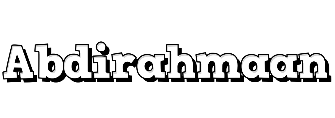 Abdirahmaan snowing logo