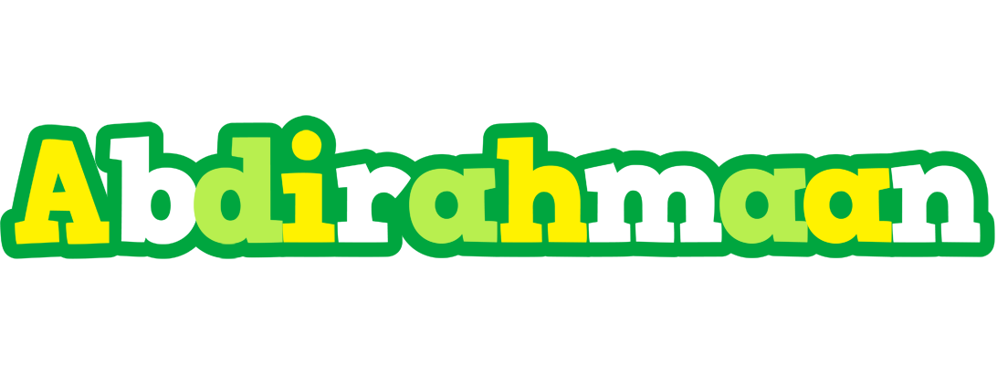 Abdirahmaan soccer logo