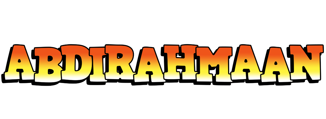 Abdirahmaan sunset logo