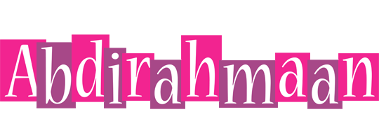 Abdirahmaan whine logo