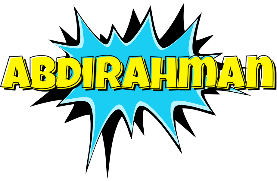 Abdirahman amazing logo