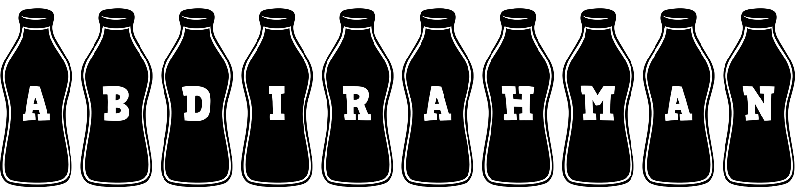Abdirahman bottle logo