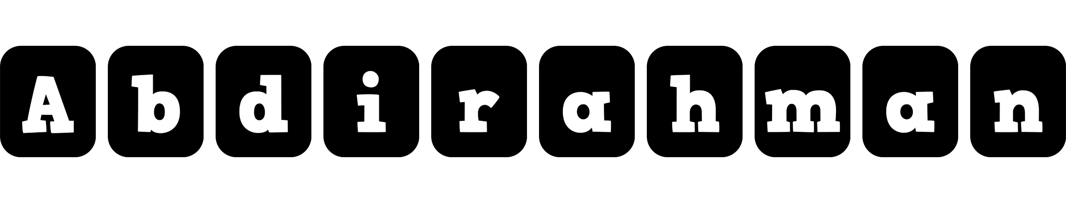 Abdirahman box logo