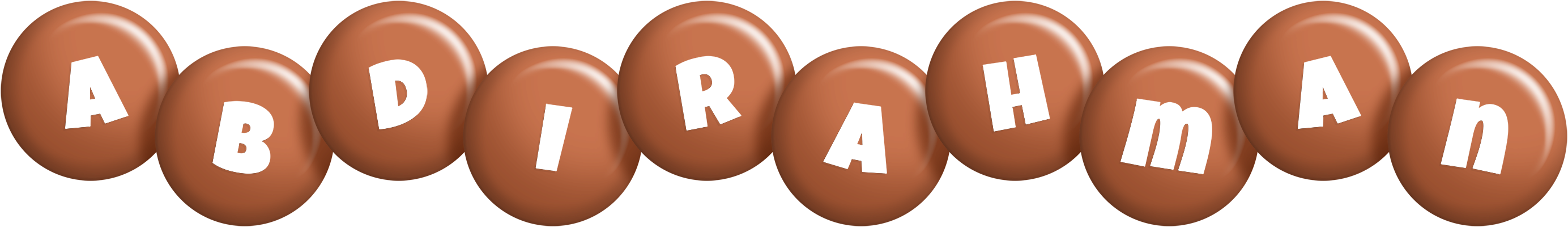 Abdirahman candy-brown logo