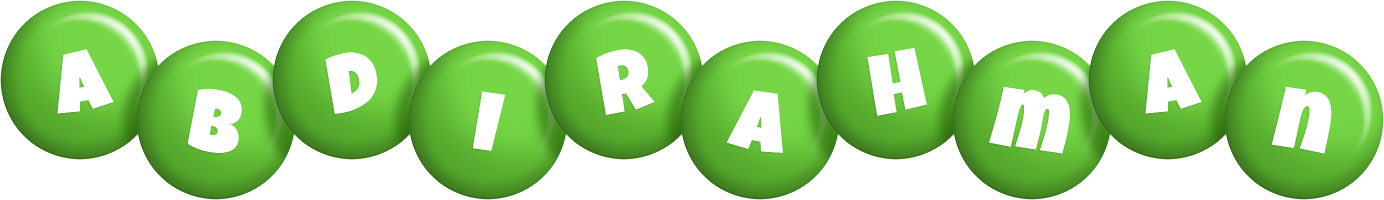 Abdirahman candy-green logo