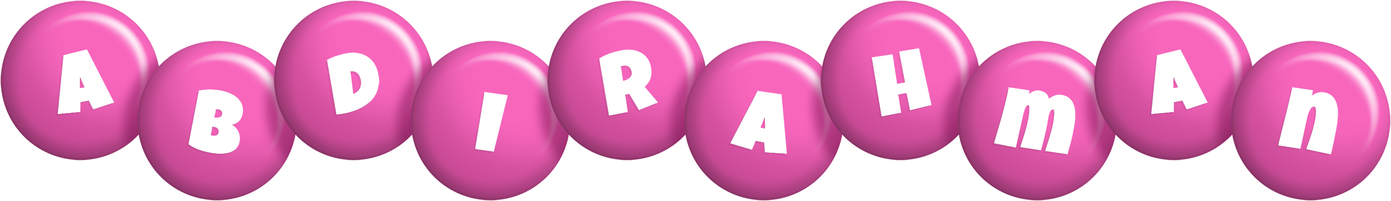 Abdirahman candy-pink logo