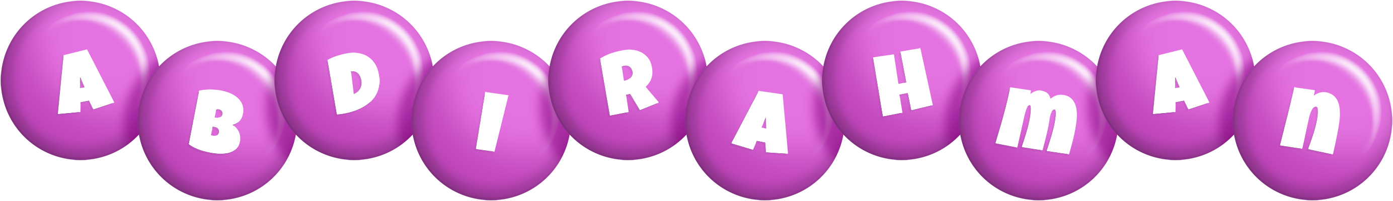 Abdirahman candy-purple logo
