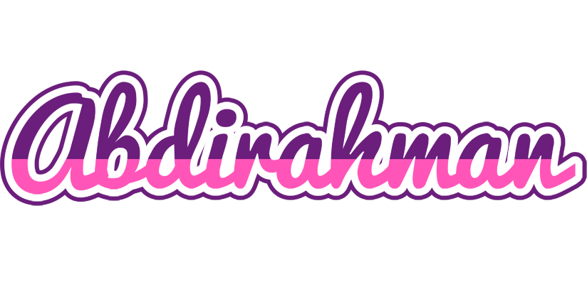 Abdirahman cheerful logo