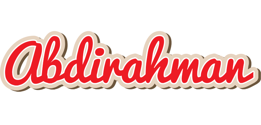 Abdirahman chocolate logo
