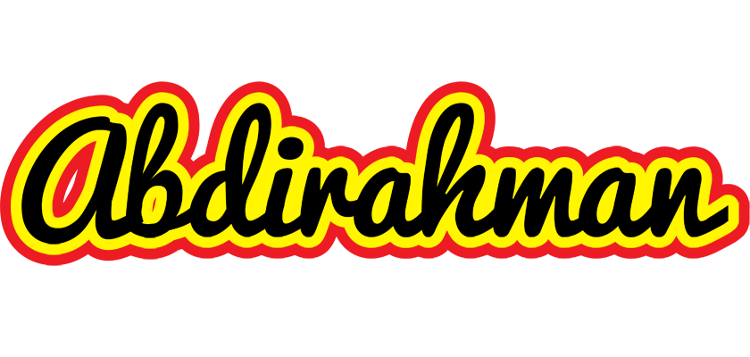 Abdirahman flaming logo