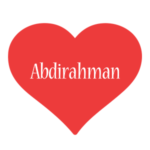 Abdirahman love logo