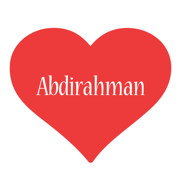Abdirahman love logo