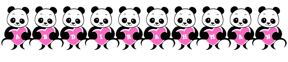 Abdirahman love-panda logo