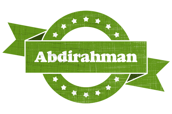 Abdirahman natural logo