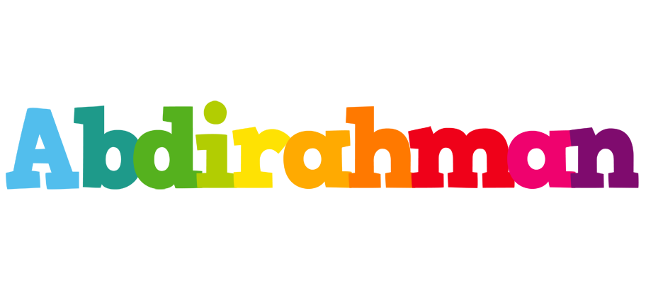Abdirahman rainbows logo