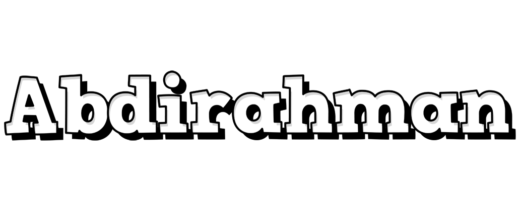 Abdirahman snowing logo