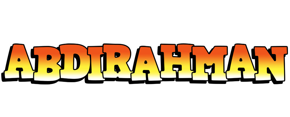 Abdirahman sunset logo