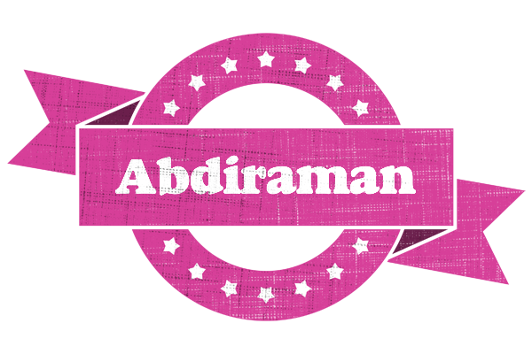 Abdiraman beauty logo