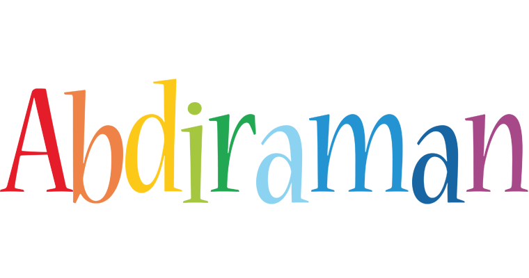 Abdiraman birthday logo
