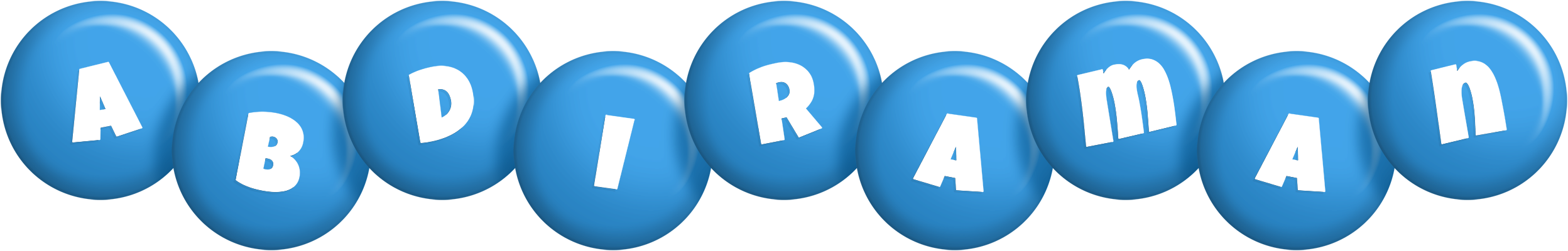 Abdiraman candy-blue logo