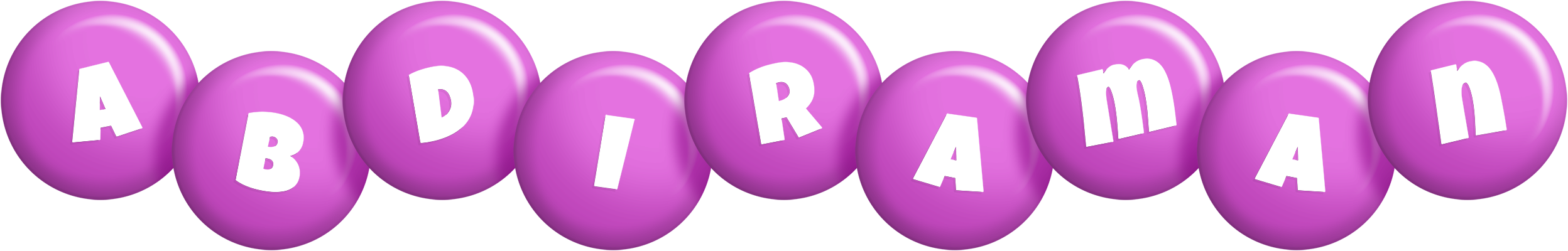 Abdiraman candy-purple logo