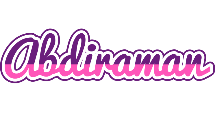 Abdiraman cheerful logo