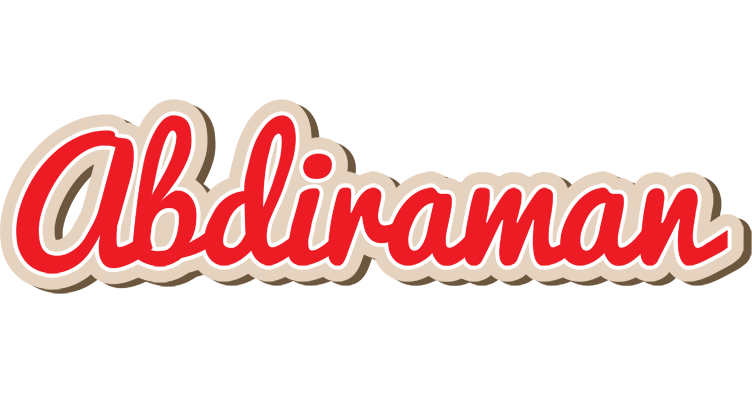 Abdiraman chocolate logo